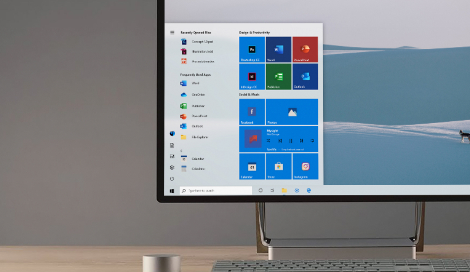 Microsoft accidentally reveals new Start Menu design on Windows 10