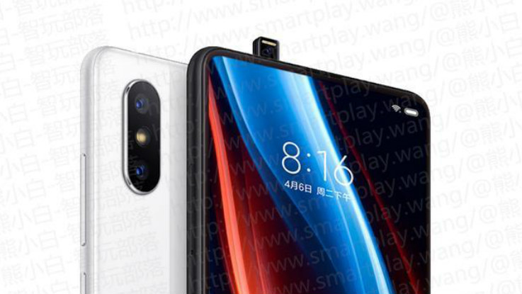 Xiaomi Mi MIX 3 first renders reveals bezel-less display, pop-up selfie camera