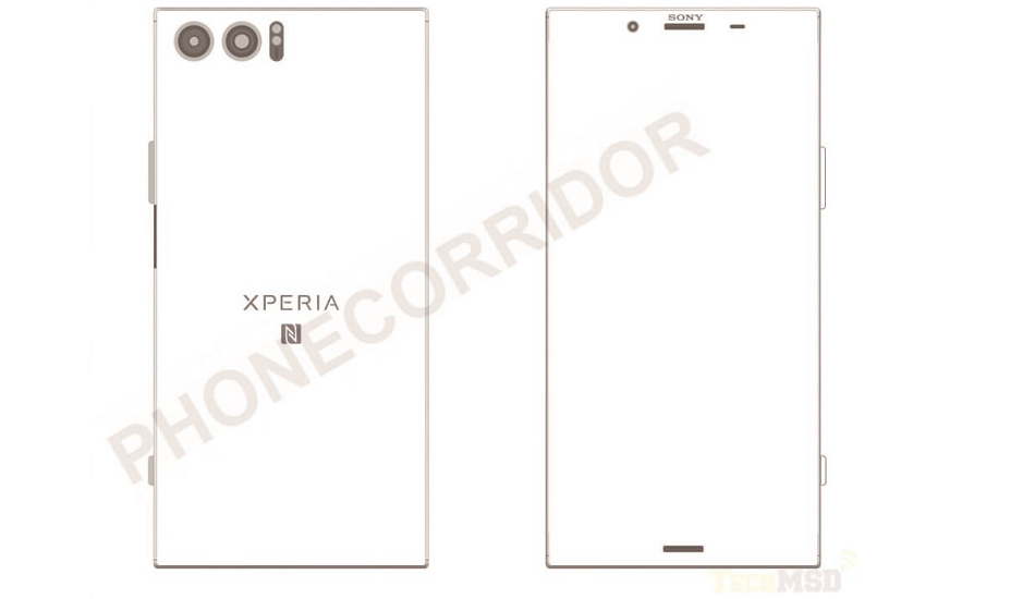 Sony Xperia XZ Pro schematics leaked, shows dual rear cameras and bezel-less display