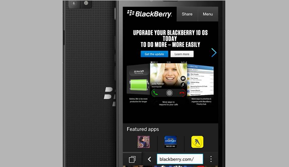 BlackBerry Z3 spotted with 5 inch display
