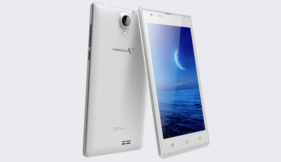 Videocon Infinium Z50Quad featuring quad core processor, 1 GB RAM launched at Rs 7,349