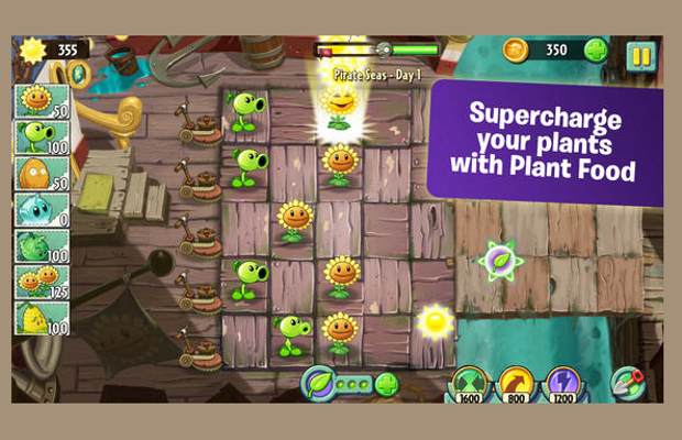 Plants vs Zombies 2 now free on Apple app store