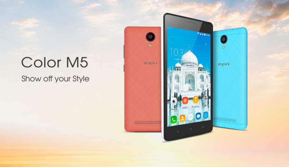 Zopo Color M5 with 365 days replacement warranty launched at Rs 5,999