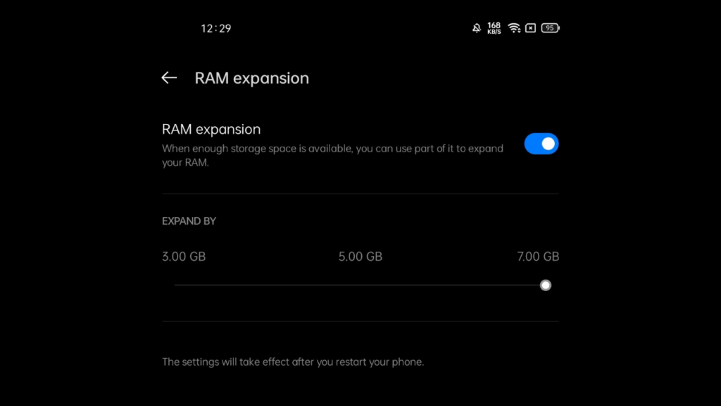Reno 6 Pro RAM Expansion