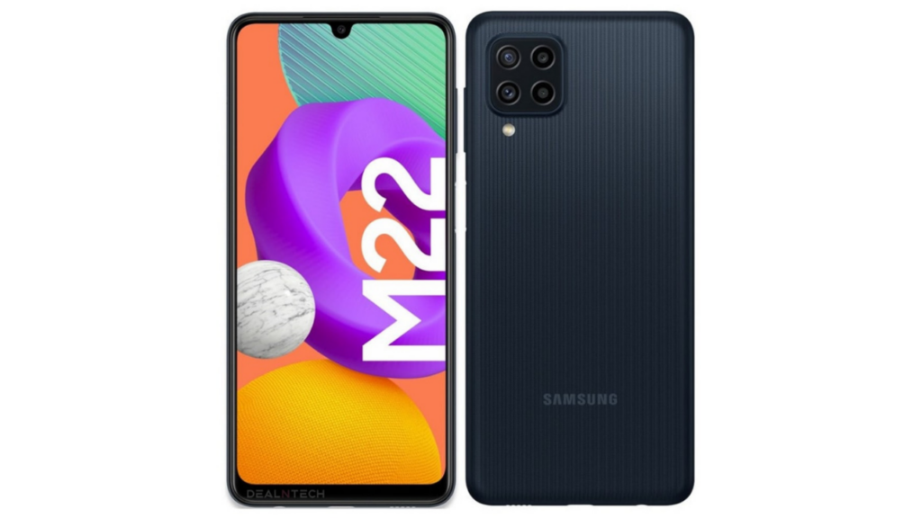 Samsung Galaxy M22 render