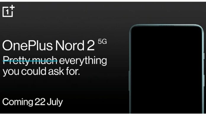OnePlus Nord 2 5G lauch date