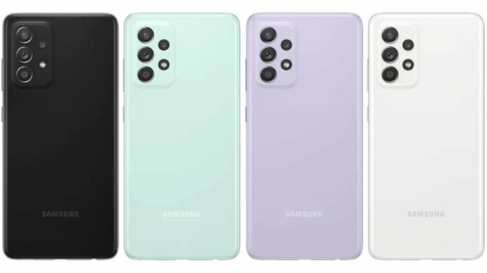 Samsung Galaxy A52s renders