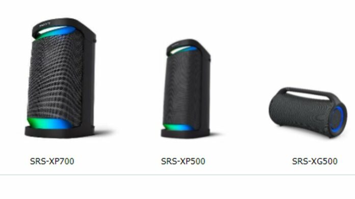 Sony wireless party speakers