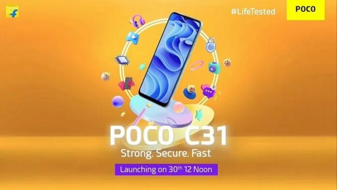 Poco C31 key features