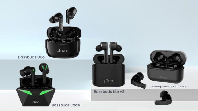 pTron Bassbuds Jade