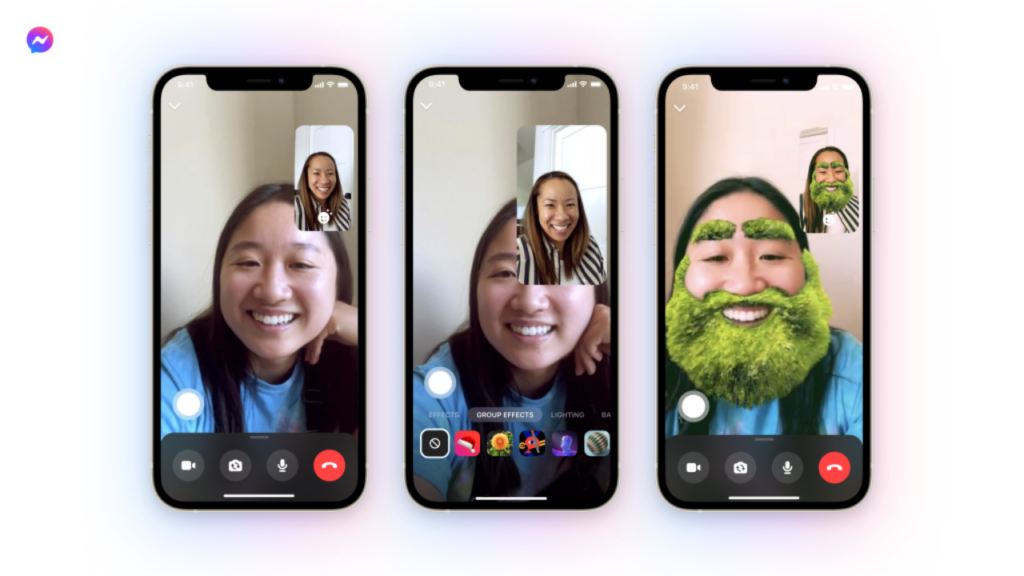 Facebook Messenger Group Effects