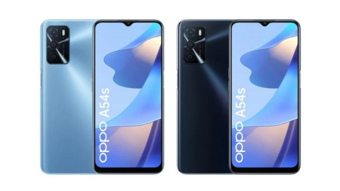 Oppo A54s renders