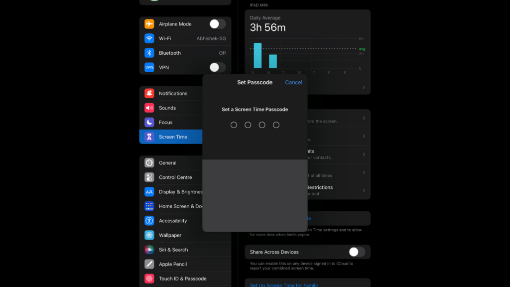 Screen Time iOS