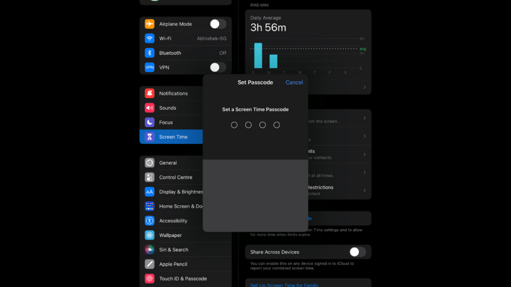 Screen Time iOS 