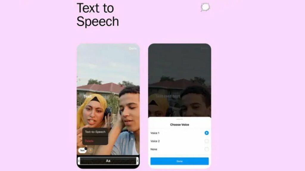How to use the Text to Speech on Instagram