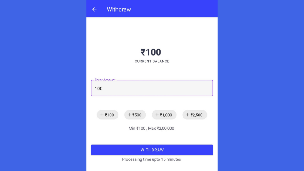 Coinswitch kuber withdraw