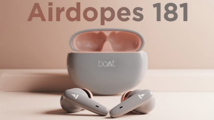 BoAt Airdopes 181