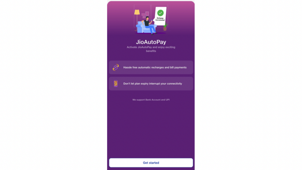 Jio UPI autopay