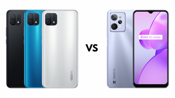 Oppo A16e vs Realme C31