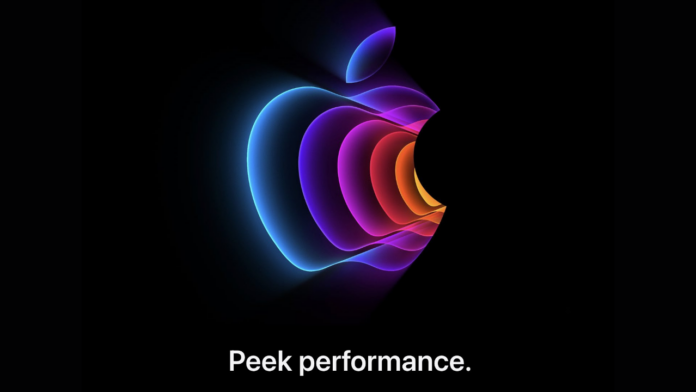 Apple peek performance event