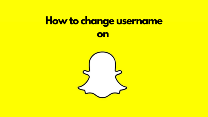 Change username snapchat