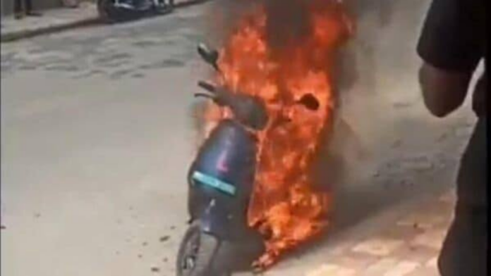 E-bike fire