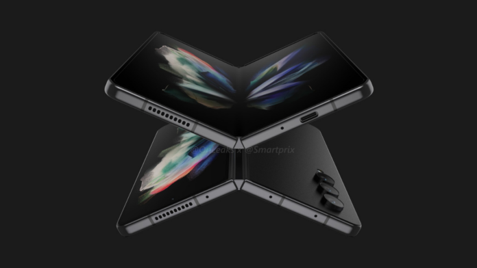 Galaxy Z Fold 4 render