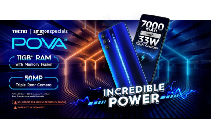 Tecno pova 3 india