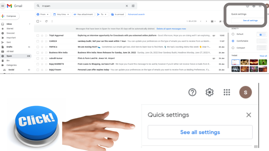 gmail settings