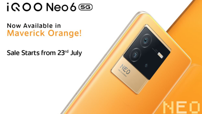 Iqoo neo 6 orange