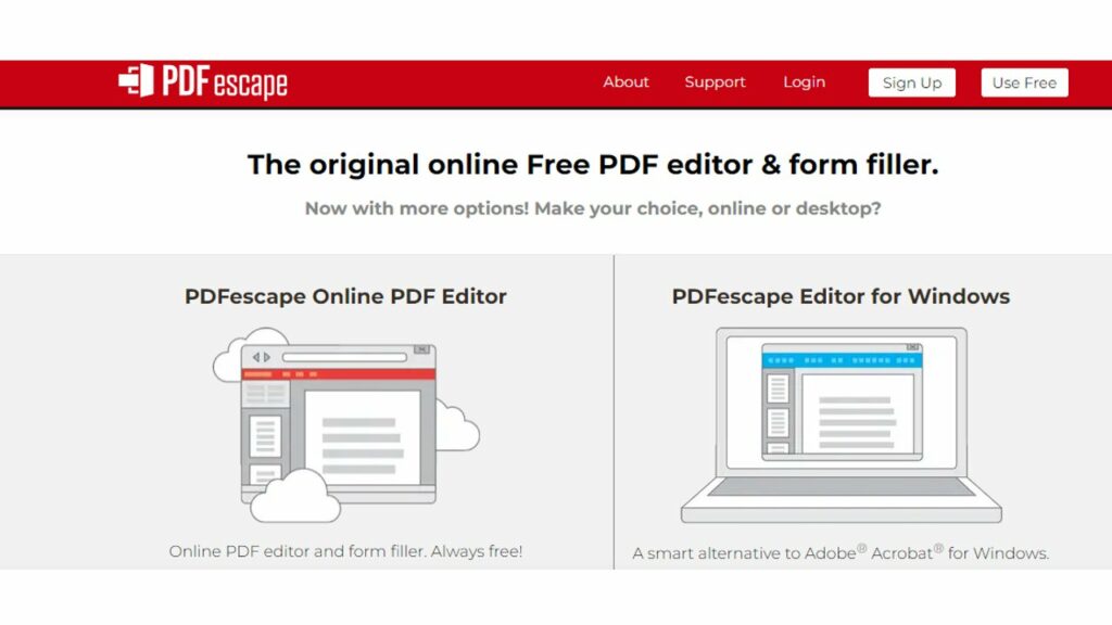 PDF Editor Free - Edit PDF and Form Filler Online - PDFescape