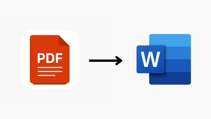 Convert PDF to Word