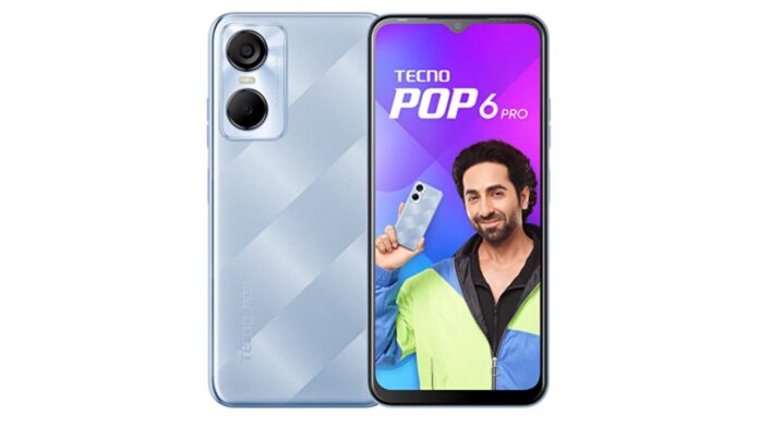 Tecno Pop 6 Pro