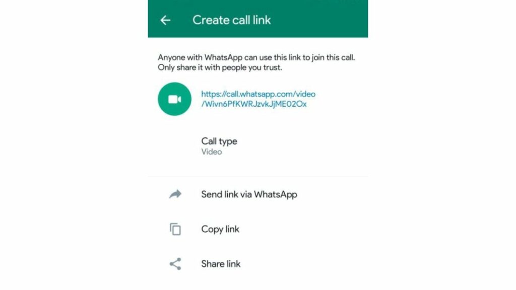 How to create WhatsApp call links