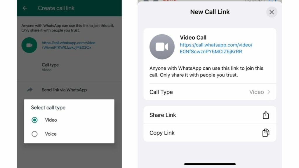 How to create WhatsApp Call Links