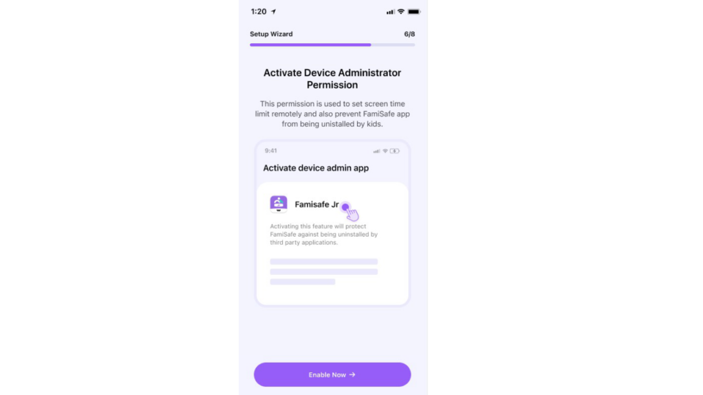 Wondershare FamiSafe app administration