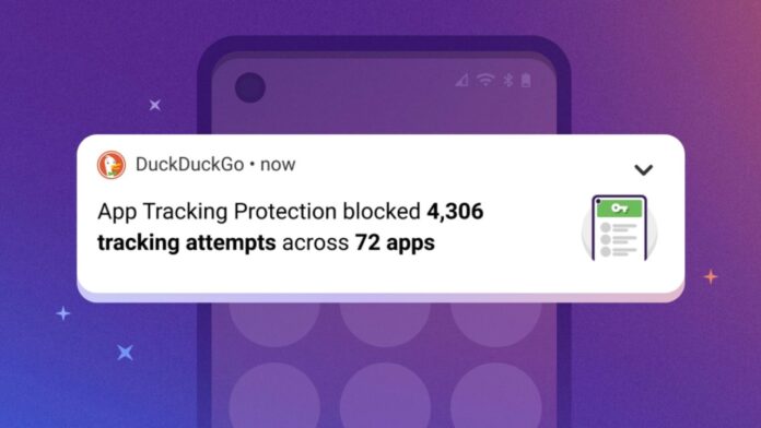 Duck duck Go app tracking