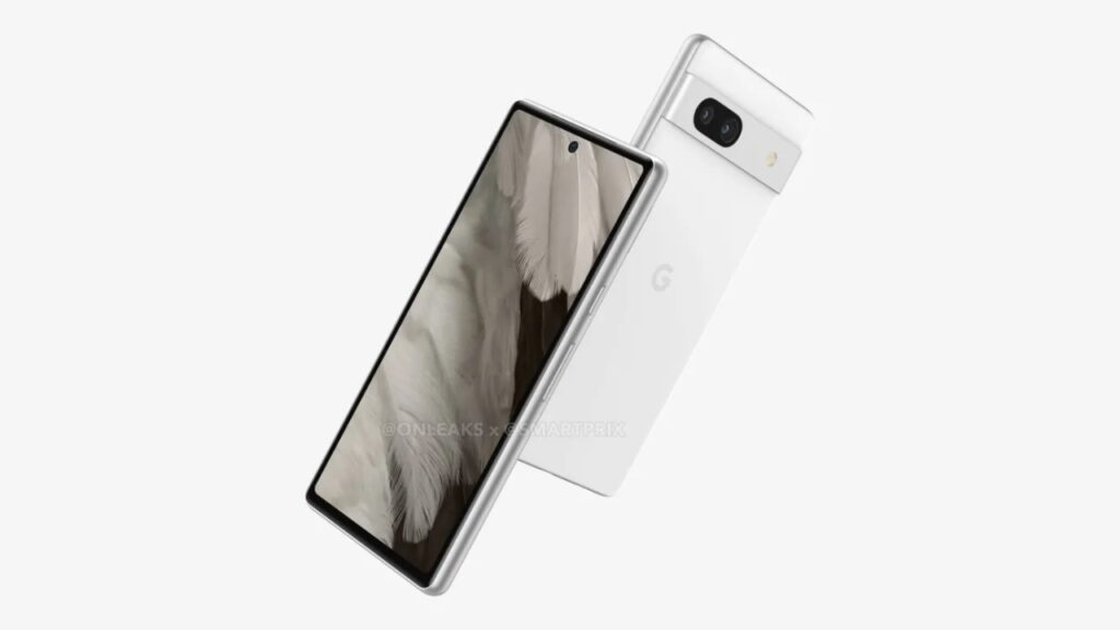 Pixel 7a white render