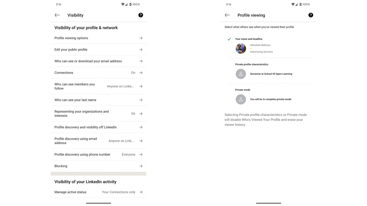 How to view LinkedIn profile anonymously?