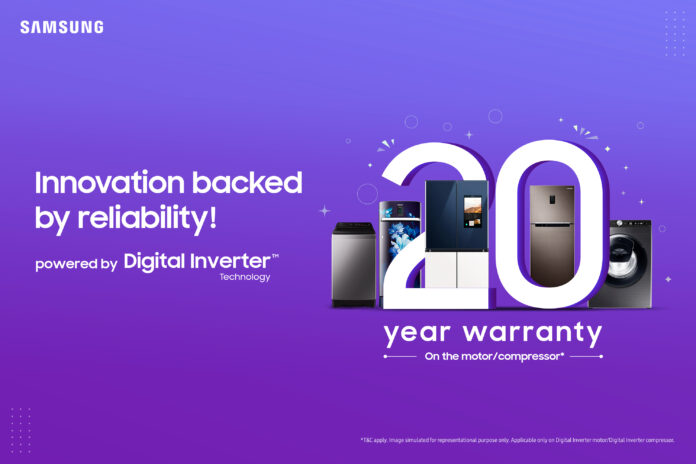 Samsung 20-year warranty