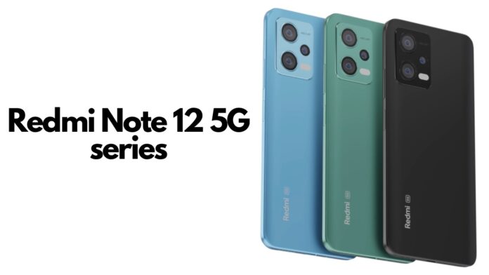 Redmi Note 12 5G series India