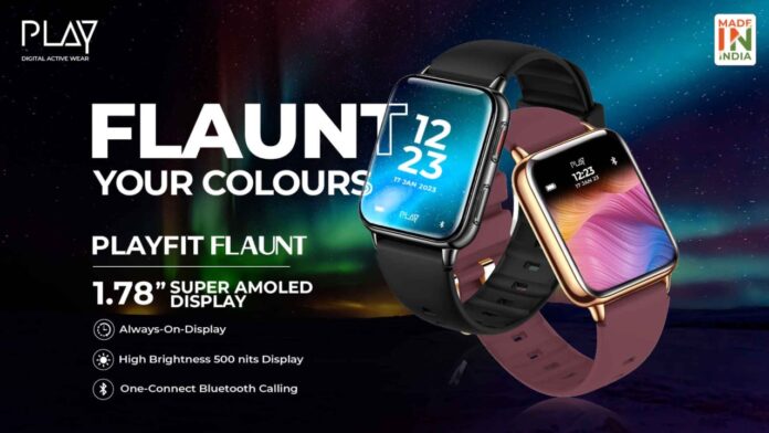 Playfit flaunt watch