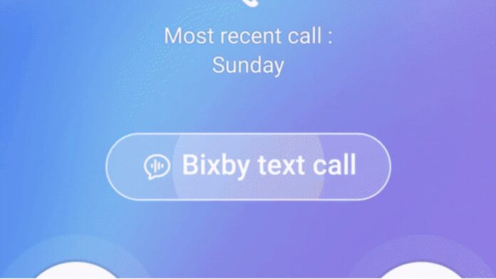 Bixby text call