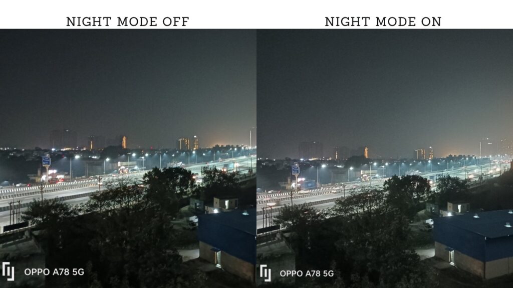 Oppo A78 5G night shots