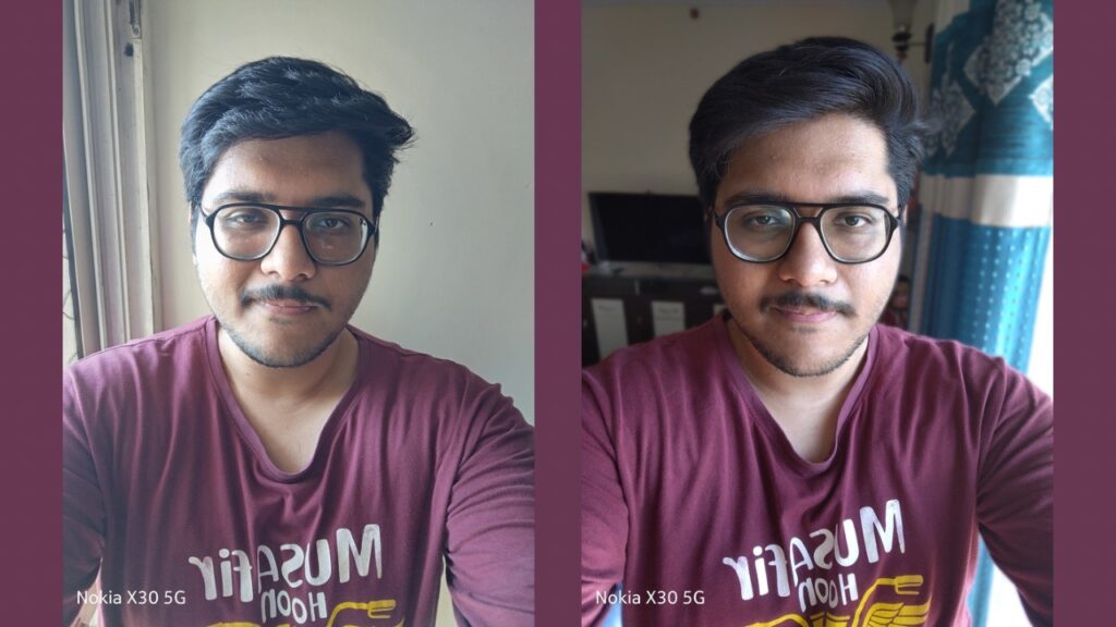 Nokia X30 5G selfies