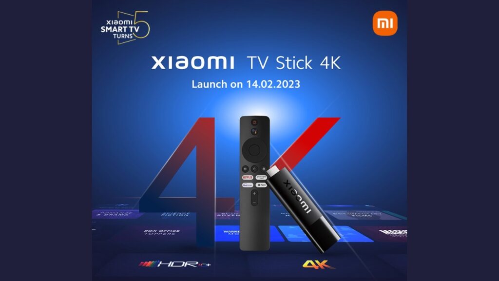 Xiaomi TV stick 4K india launch