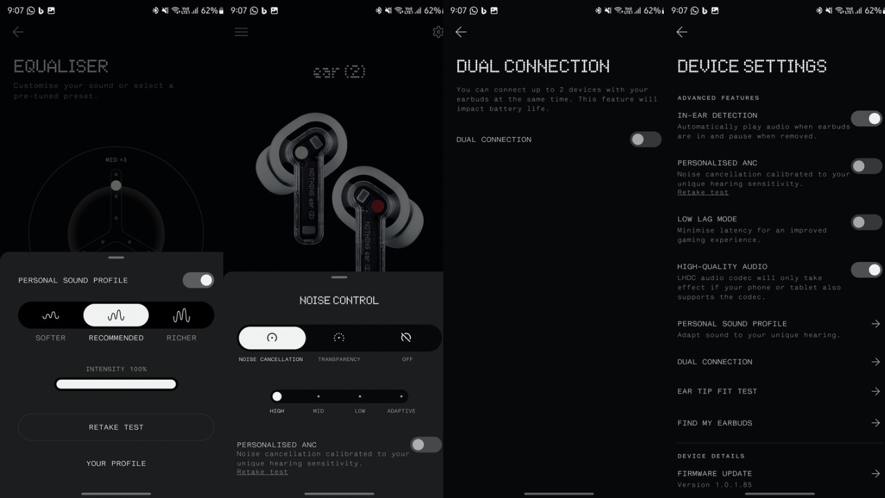 Nothing ear 2 app screenshots