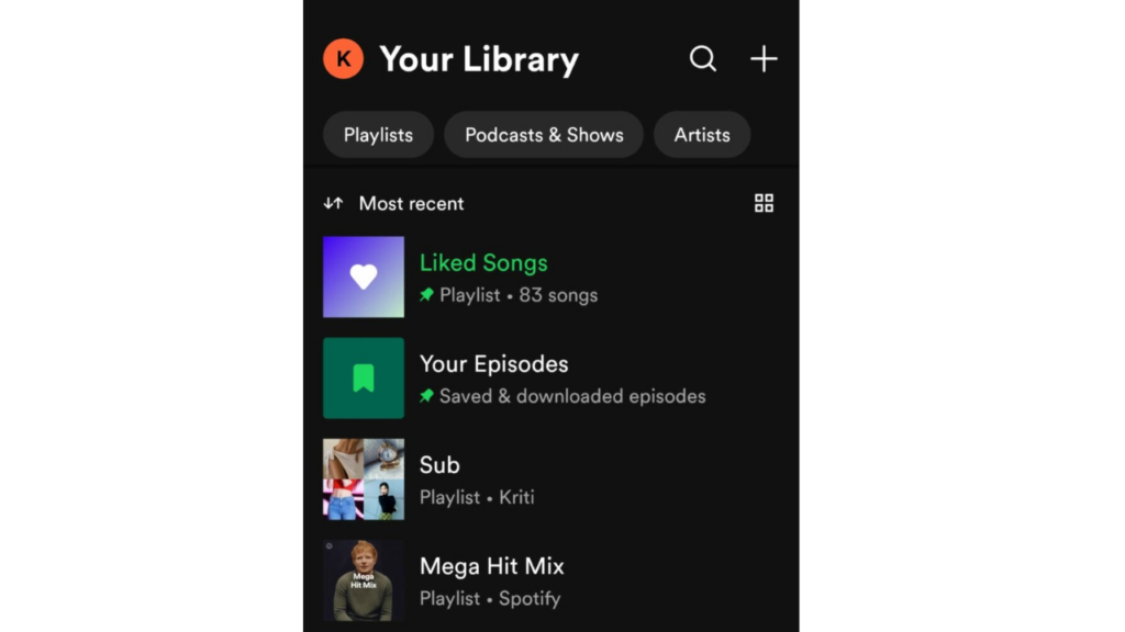 Spotify Library