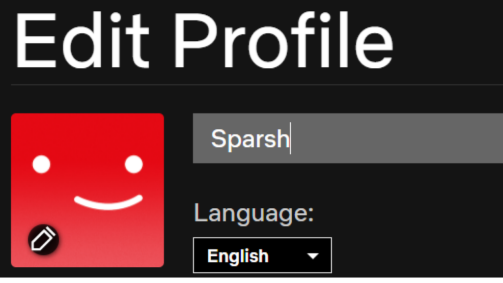 changing Netflix Profile Picture on Desktop
