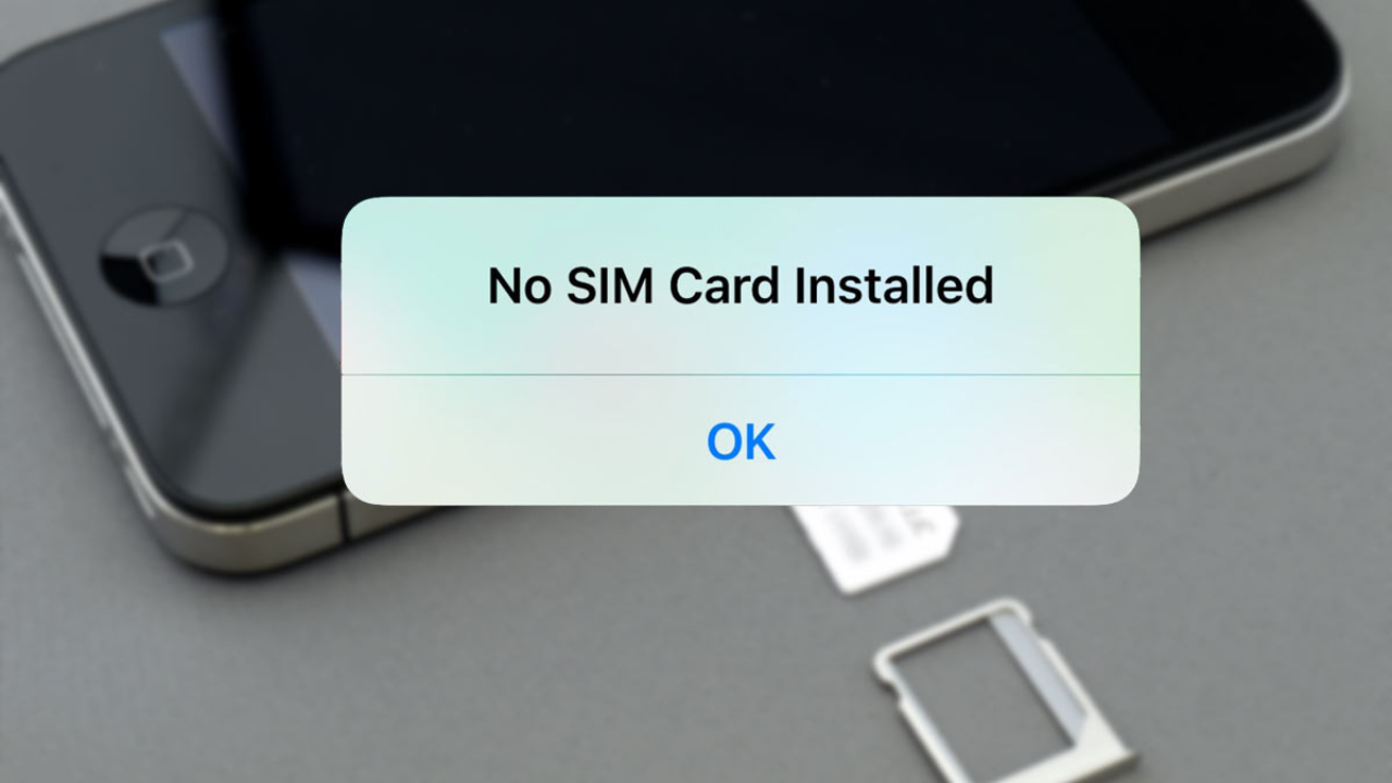 No sim error ios